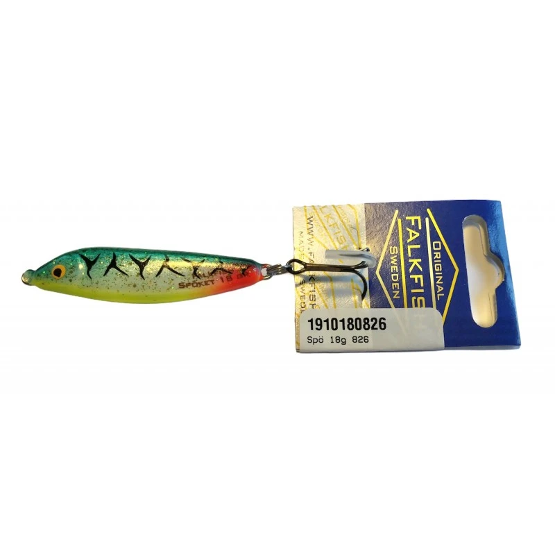 Falkfish Spöket 18g 60mm - Turquoice Gold Gli (färg 826)