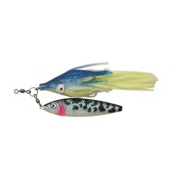 Kinetic Halibut Jigger 300g - Blue/Dark Spots