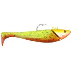 Spro Salty Beast Mega Jig Shad 470g, Orange/Chart