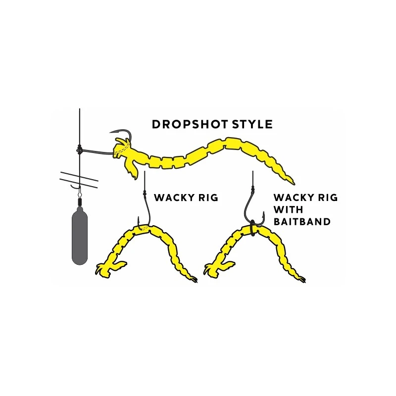 Westin BloodTeez 7,5 Cm - Bloodworm 8-pack - Bild 2