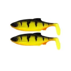 Westin Ricky The Roach Shadtail 10 Cm - Fire Perch 2-Pack