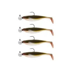 Westin Shad Teez 9 Cm R 'N R - Bass Orange (4-pack)
