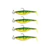 Westin Shad Teez 9 Cm R 'N R - Crazy Firetiger (4-pack)