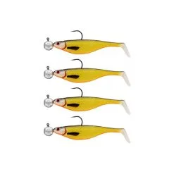 Westin Shad Teez 9 Cm R 'N R - Official Roach (4-pack)